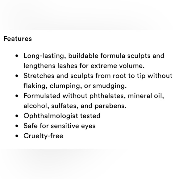 Anastasia Beverly Hills Lash Sculpt Lengthening & Volumizing Mascara | Black New - Picture 6 of 7